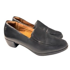 Black Leather Loafers
